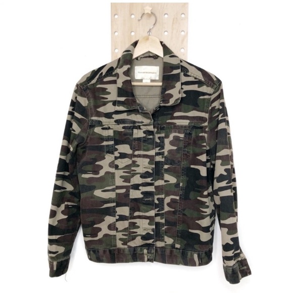 Anthropologie Pilcro Camo Denim Jacket - Picture 5 of 10